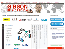 Tablet Screenshot of gibsonengineering.com
